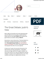 The Great Debate - Justin's View