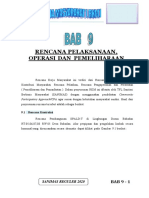 11.bab Ix Rencana Pelaksanaan, Operasi Dan Pemeliharaan