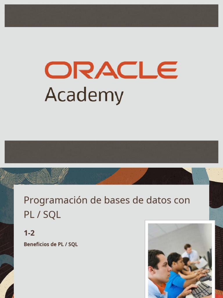 PLSQL - 1 - 2 Español | PDF | Pl / Sql | SQL