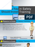 Reasons You Should Invest in Safety Training