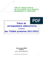 Precis_de La Correspondance Admin
