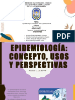 Epidemiología Concepto, Usos y Perspectivas