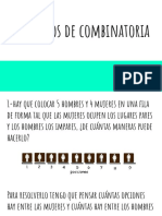 Ejercicios de combinatoria