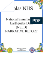 Galas NHS Simultaneous Earthquake Drill Report