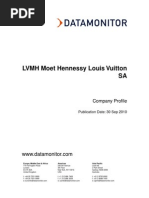 LVMH STRATEGY | Articles de luxe | Marque