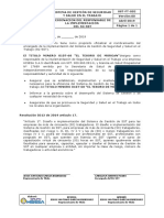 Sst-Doc-002 Acta Designacion Del Responsable de La Implementación Del SG-SST