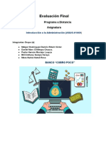 Evaluación Final - Introducción A La Administración