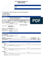 ApplicationForm. JM PERPETUA FOR ICCT