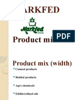 Markfed Product Mix