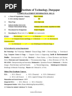 National Institute of Technology, Durgapur: Campus Placement Information: 2021-22