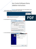 Machmotion Control Software Demo Installation Instructions