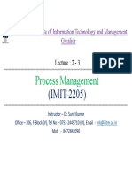 Process Management: (IMIT-2205)