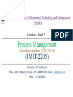 Process Management: (IMIT-2205)