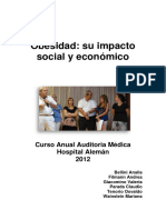 Obesidad Su Impacto Social y Económico