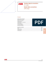 ABB Analog Signal Converter and Serial Data Converter