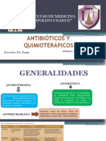 Atbs y Quimoterapicos en Ginecoobstetricia