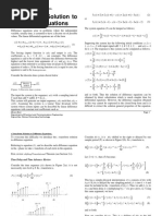 Solving Difference Equations-z Transform