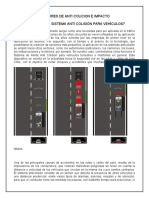 Sensores de Anti Colicion e Impacto