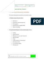 7.5 Risk Assessment and Safety Measures:: 7.5.1 Classification of The Hazards in The Cement Industry