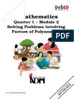 Math8 q1 Mod2 Solving Problems Involving Factors of Polynomials v2