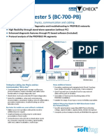 PROFIBUS Tester 5 (BC-700-PB) : Mobile Diagnosis of Bus Physics, Communication and Cabling