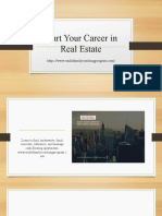 Start Your Career in Real Estate