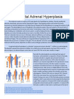 An Essay On Congenital Adrenal Hyperplasia - MYP5