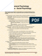 General Psychology Notes - Social Psychology