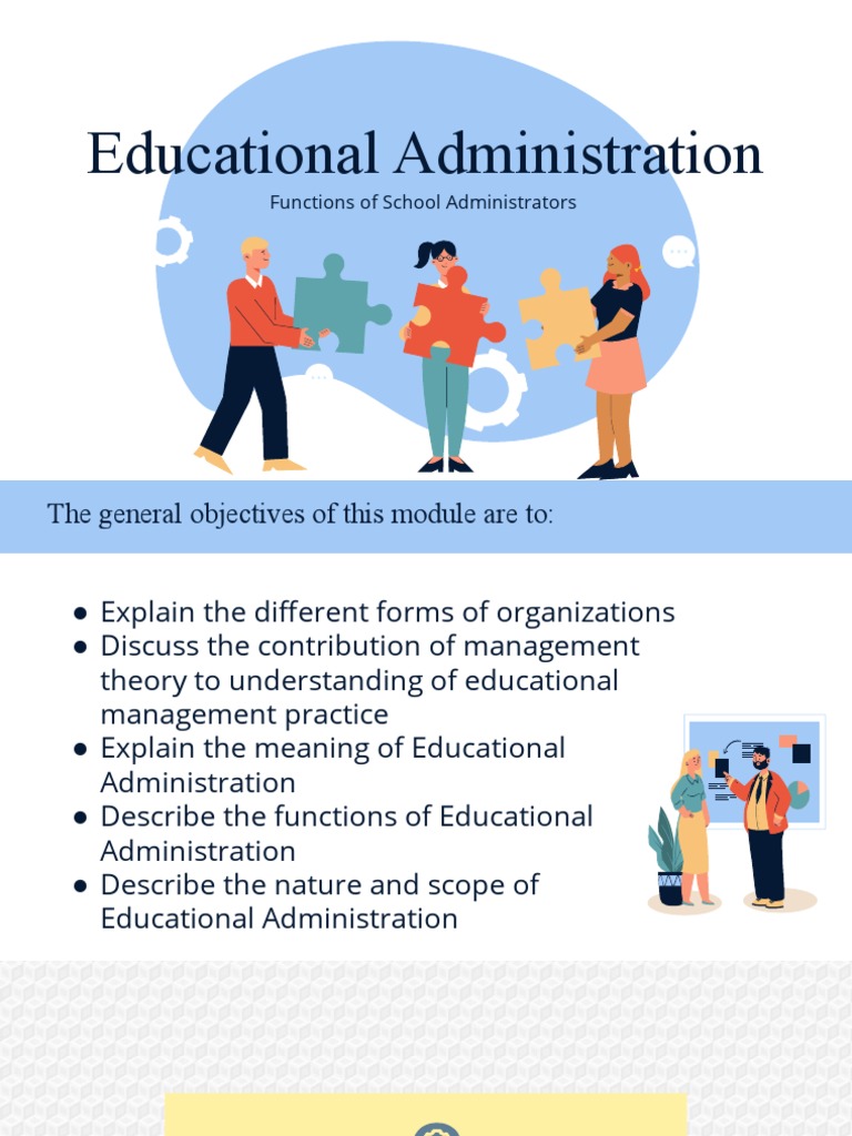 Day3 Educational Administration PDF Leadership Goal