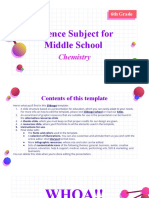 Science Subject for Middle School - 6th Grade_ Chemistry  by Slidesgo