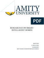 Research-Ii On Smart/ Intelligent Homes