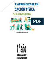 Plan de Aprendizaje Secundaria e.f.