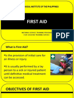 First Aid: Technological Institute of The Philippines