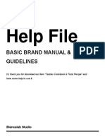 Help File: Basic Brand Manual & Guidelines