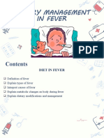 Dietary Management in Fever