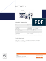 Technical Datasheet Decofit P en