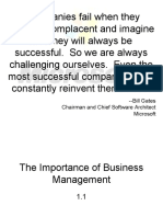 1-1 The Importance of Business Management