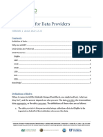 GUID Guide For Data Providers: VERSION: 1 Dated: 2012 - 12 - 14