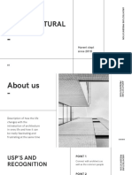 Black and White Corporate Architecture Presentation