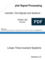 EE330 Digital Signal Processing: Discrete Time Signals and Systems