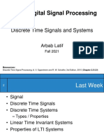 EE330 Digital Signal Processing: Discrete Time Signals and Systems