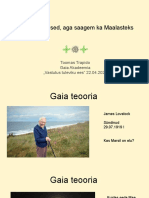 Gaia Teooria - Evolutsioon - Tallinna Seminaril 22042021