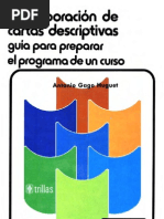 Download Gago Huguet Antonio - Elaboracin de cartas descriptivas Gua para preparar el prog de un curs by Ale Sol Tp SN52771633 doc pdf