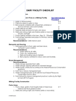 1 Dairy Facility Checklist 13197 7