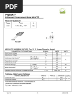 P1260ATF: N-Channel Enhancement Mode MOSFET