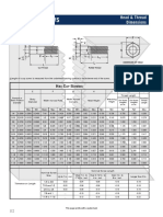 HEX CAP SCREWS & BOLTS SPECIFICATIONS