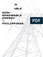 Sources Renewable Non-Renewable Energy Philippines