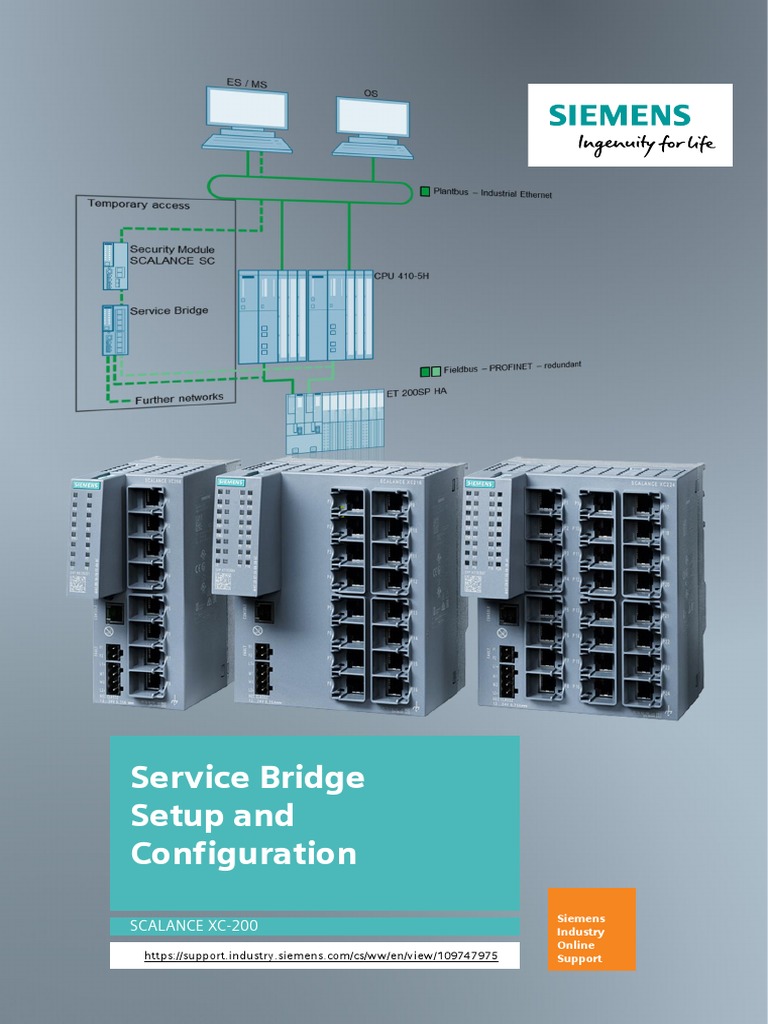 PCS7 ServiceBridge DOC en | PDF | Computer Network | Ip Address