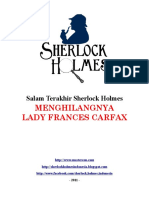 Salam Terakhir Sherlock Holmes - Menghilangnya Lady Frances Carfax