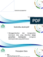 Pertemuan II - Statistik Deskriptif